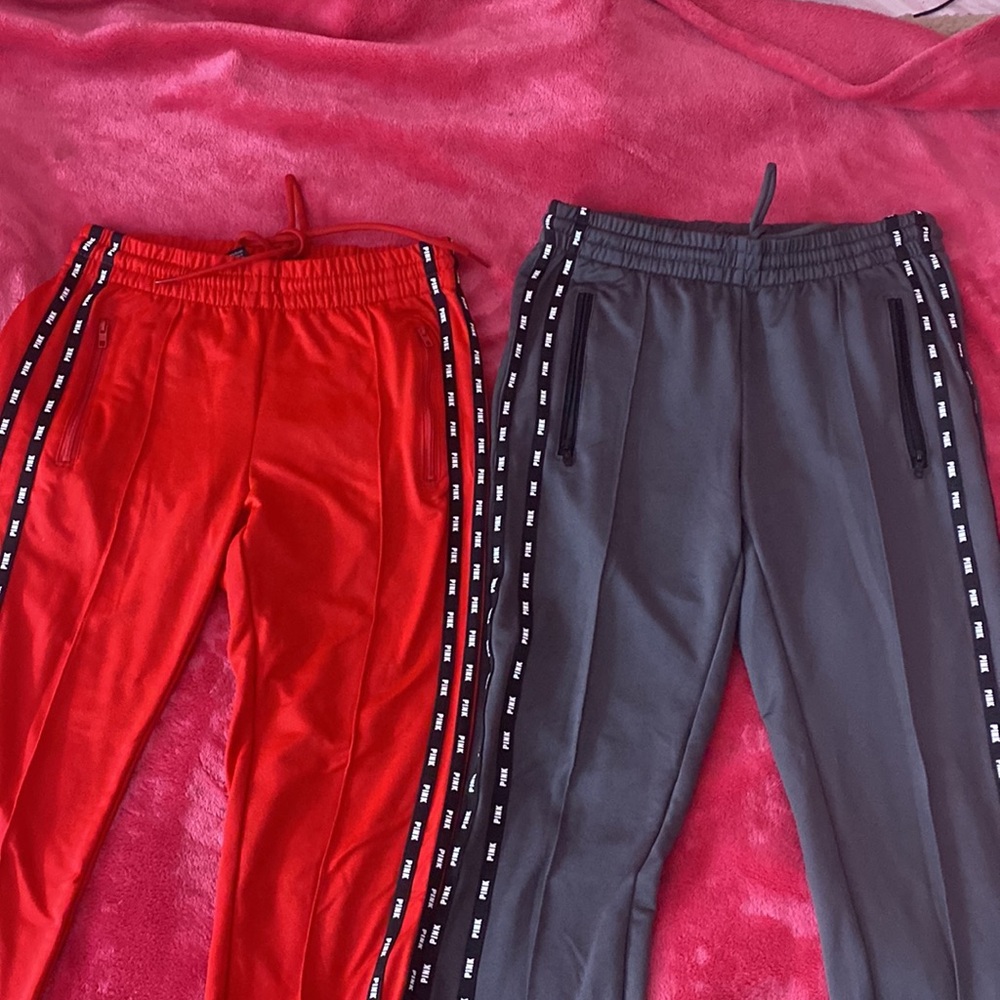 Pink active wear pants